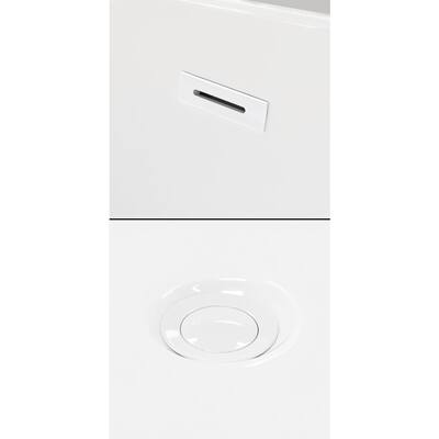 Wyndham Collection Sara 63" Free Standing Acrylic Soaking Tub with