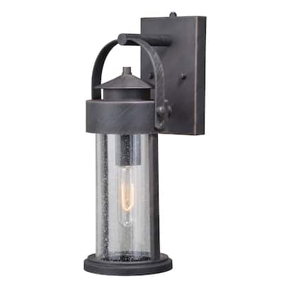 Vaxcel Cumberland 6" Outdoor Wall Light Rust Iron - 6-in W x 16.25-in H x 7.75-in D