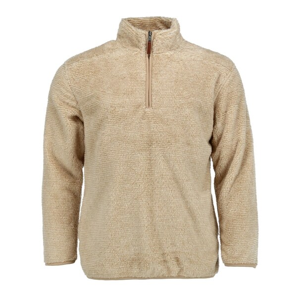 fuzzy fleece pullover