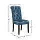 preview thumbnail 22 of 26, Roundhill Furniture Leviton Solid Wood Tufted Dining Chair (Set of 2)