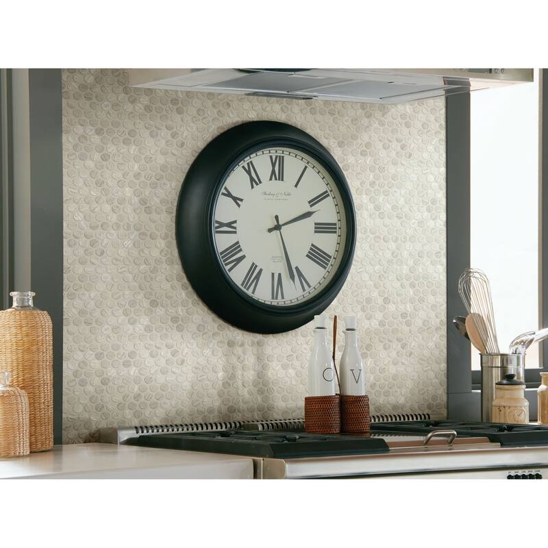 Shaw Chateau Penny Round Mosaic - 11-5/16" x 12" Circle Penny Mosaic