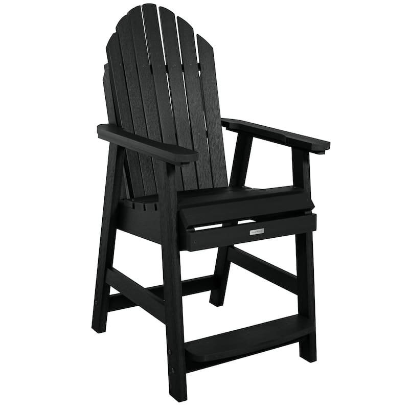 Hamilton Counter Height Deck Chair - Black
