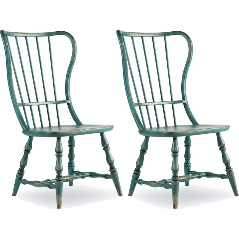 Hooker Furniture 5405-75310-SINGLE 43-1/4" Tall Dining Chair from the - Sky High Azure Blue - Sky High Azure Blue