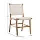 preview thumbnail 2 of 5, Denise Teak Dining Chair, White