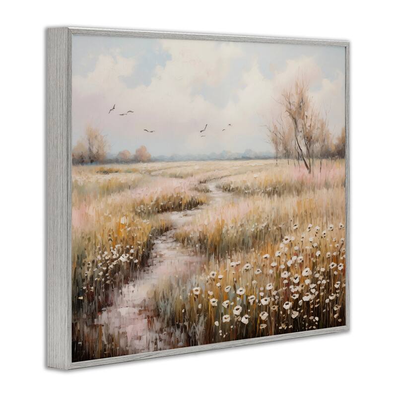 Stupell Wildflowers by Rural Path Framed Giclee Art Design By Arlington Prints