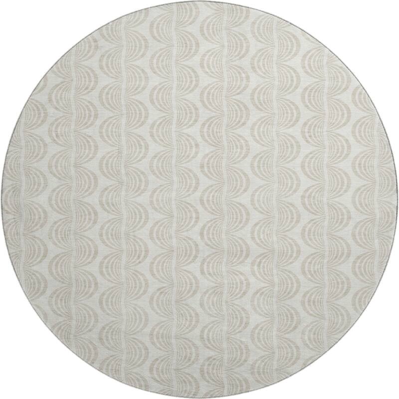 Premium Washable Super Soft Transitional Scallop Mayfield Rug