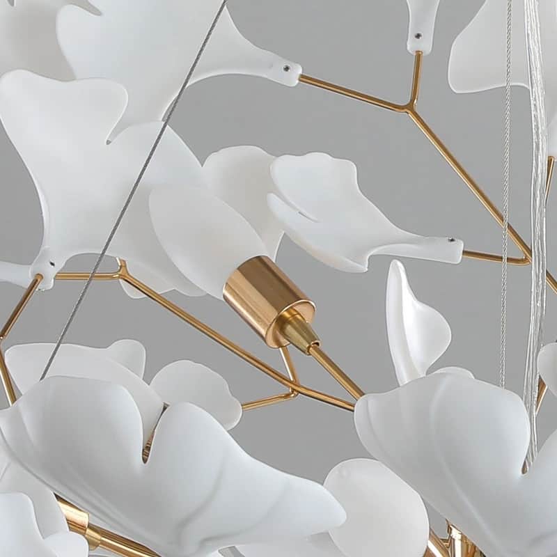 KAYLA Luxury Ginkgo Branch Chandelier for Living Room, Dining Room, Foyer, Kitchen Island