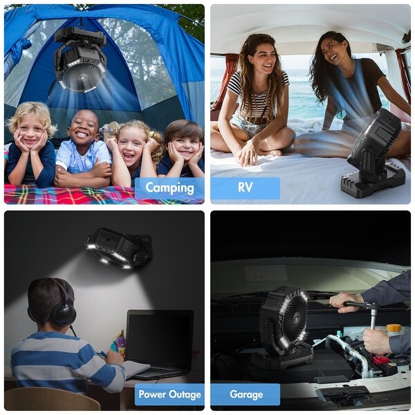 battery powered camp fan