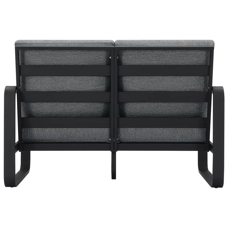 Outdoor Patio Conversation Chair, Loveseat, Sofa with Removable Cushions