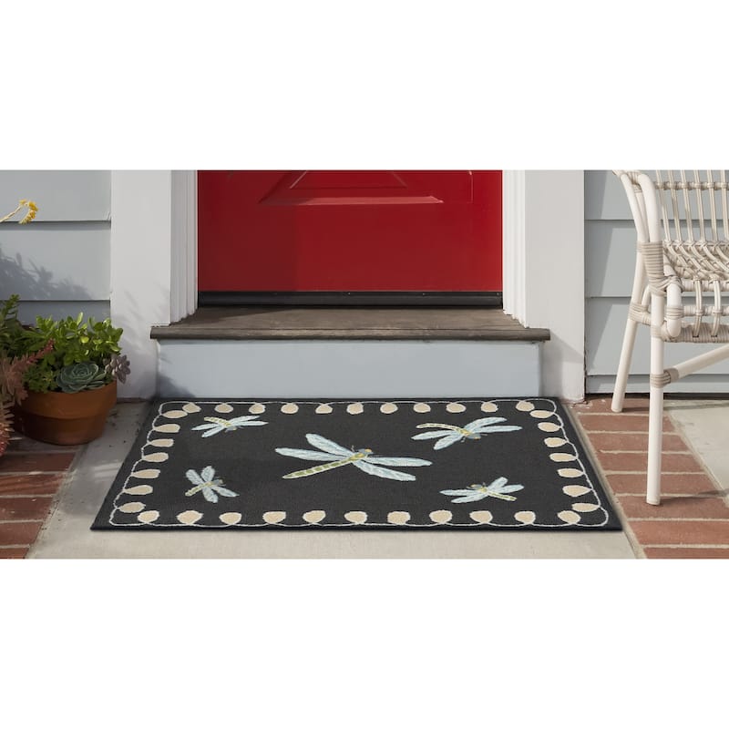 Liora Manne Frontporch Dragonfly Indoor/Outdoor Rug