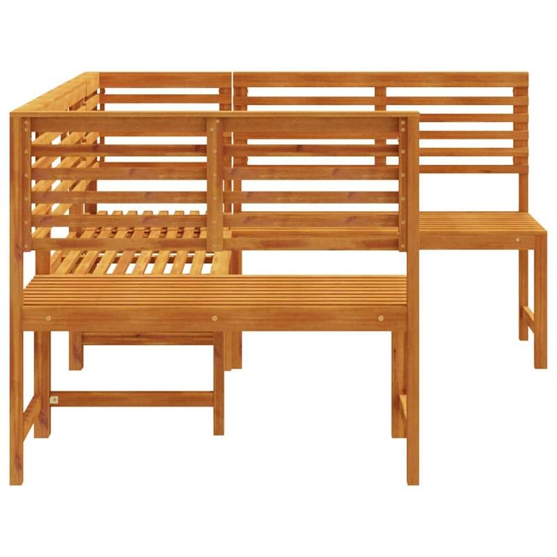 vidaXL Garden Bench Set Brown solid acacia wood - 20 x 35 x 30