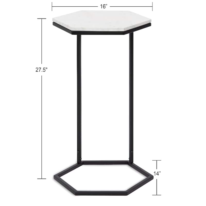 Kate and Laurel Trillion Metal Accent Table