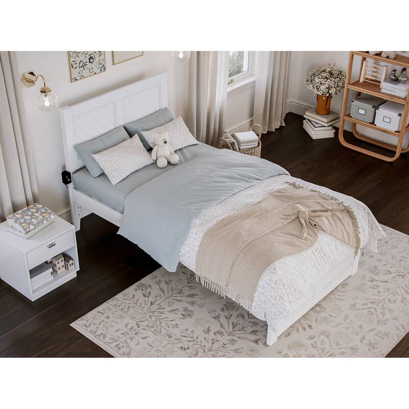 Canyon Platform Bed with Matching Headboard and Footboard