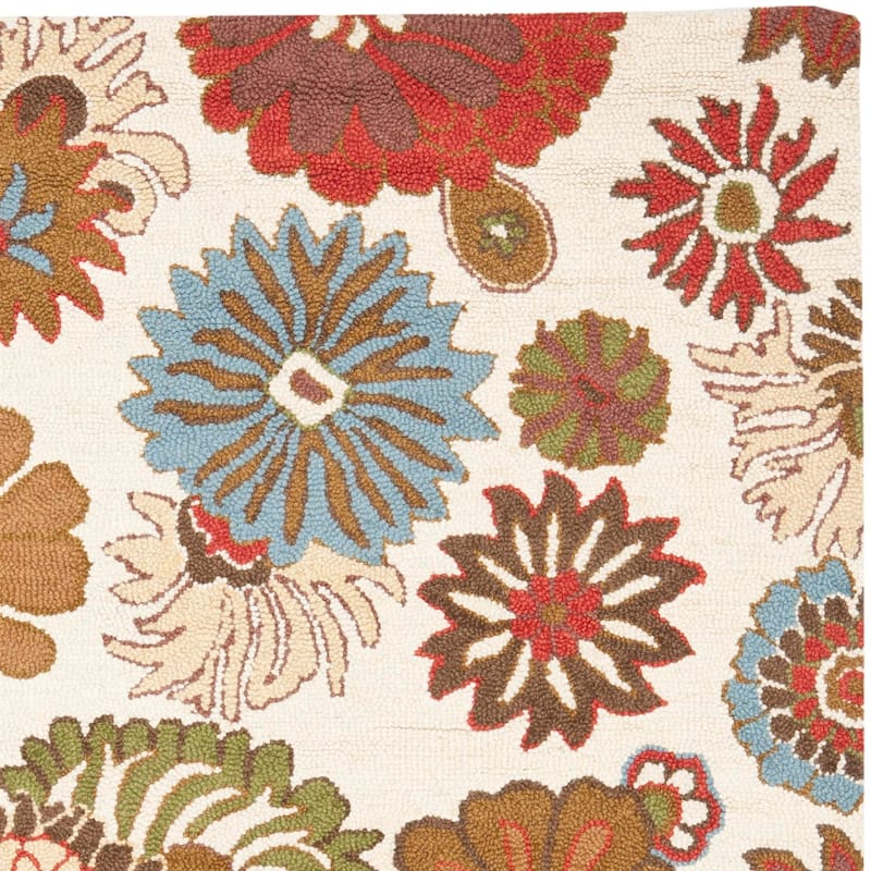 SAFAVIEH Handmade Blossom Arpita Modern Floral Wool Rug