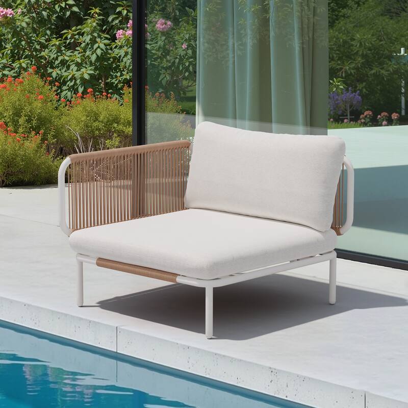 Outdoor Patio Cushion Sectional Sofa Set Furniture DIY Free Combination Set