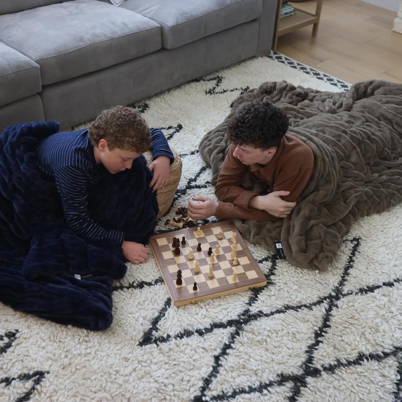 Minky Designs Luxuriously Soft Chic Minky Faux Fur Blankets