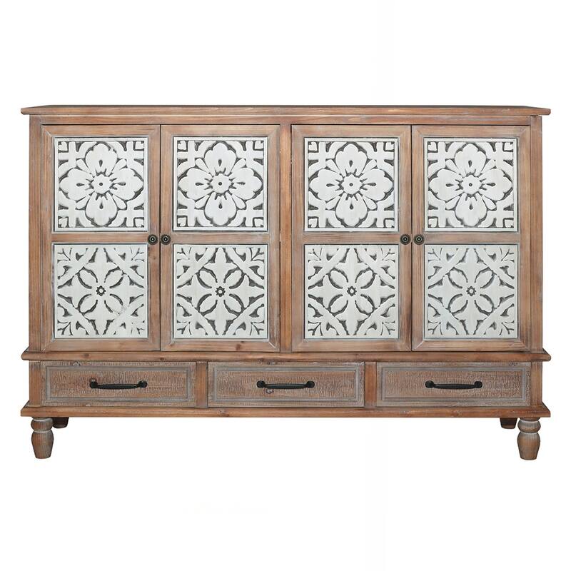 4 Doord 3 Drawers Sideboard Cabinet