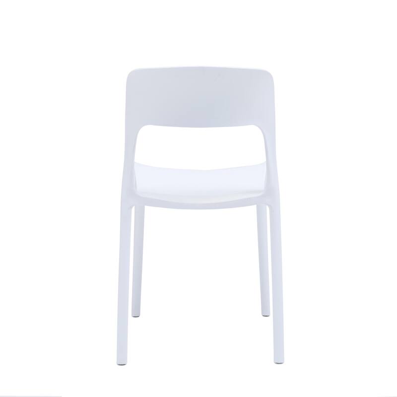 Porthos Home Brody Stackable Plastic Dining Chairs (Set of 2)