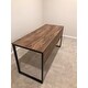 Carbon Loft Jannah Rustic Brown Embossed Writing Desk