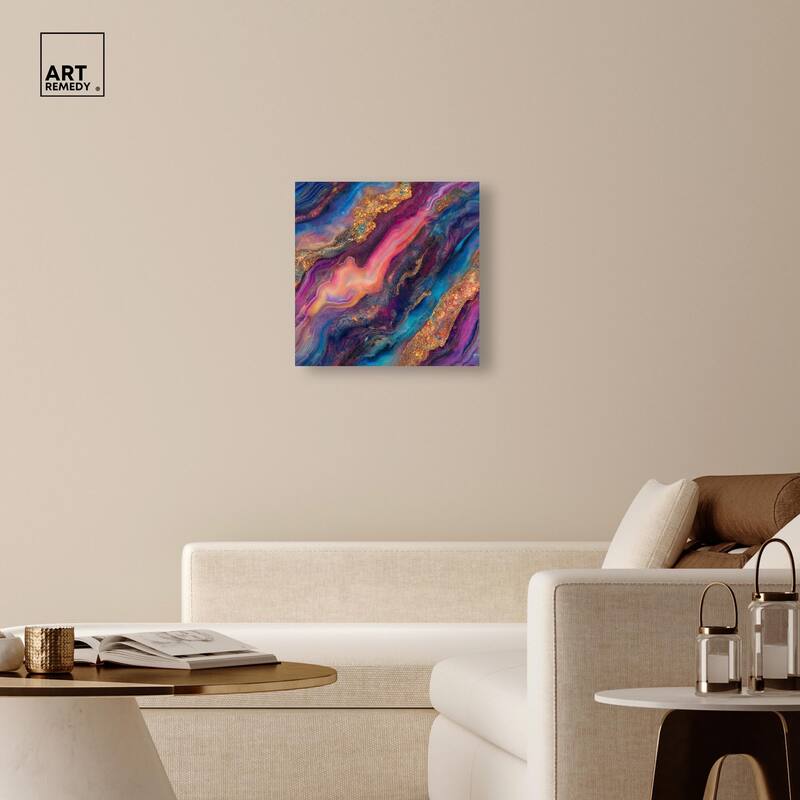Glittering Spectrum III Canvas by Art Remedy, Gallery Wrapped