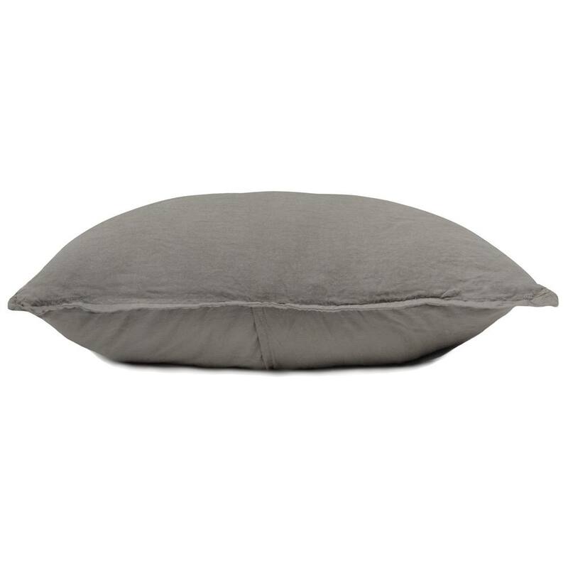 Jennifer Adams Linen Sham - King - Storm Gray