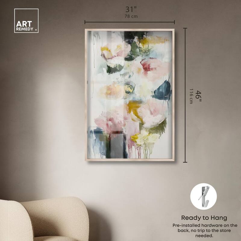 Dripping Colors I Shadowbox by Art Remedy