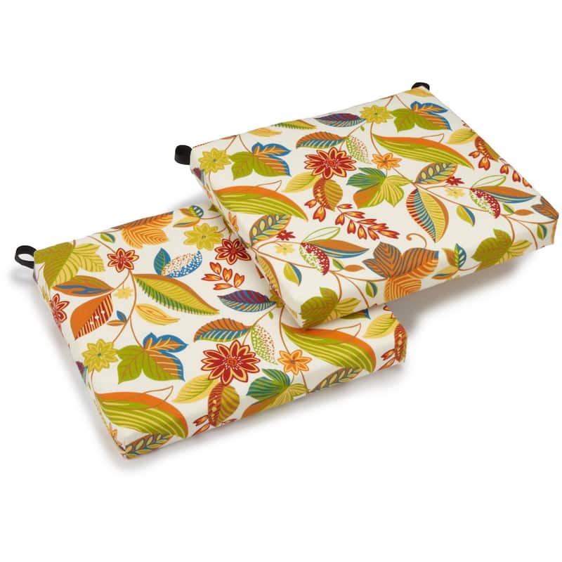 20-inch by 19-inch Indoor/Outdoor Chair Cushions (Set of 2) - 20 x 19 - Skyworks Multi