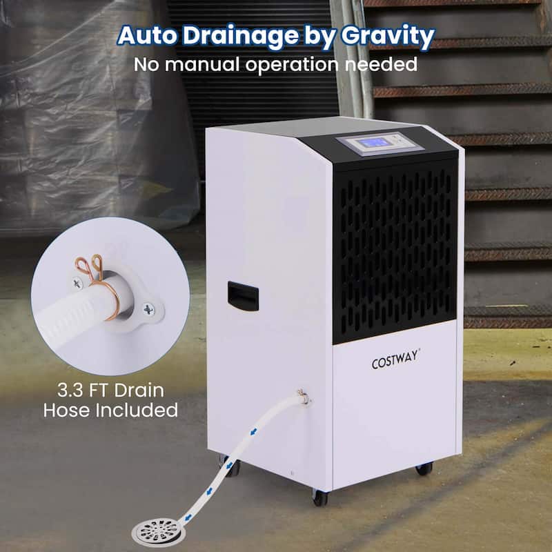 Costway 250-Pint Commercial Dehumidifier with Drain Hose 8,500 Sq. ft - See Details