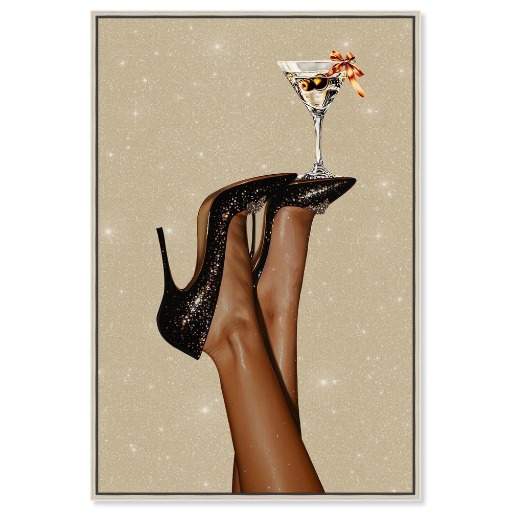 Martini on Display Canvas by Art Remedy