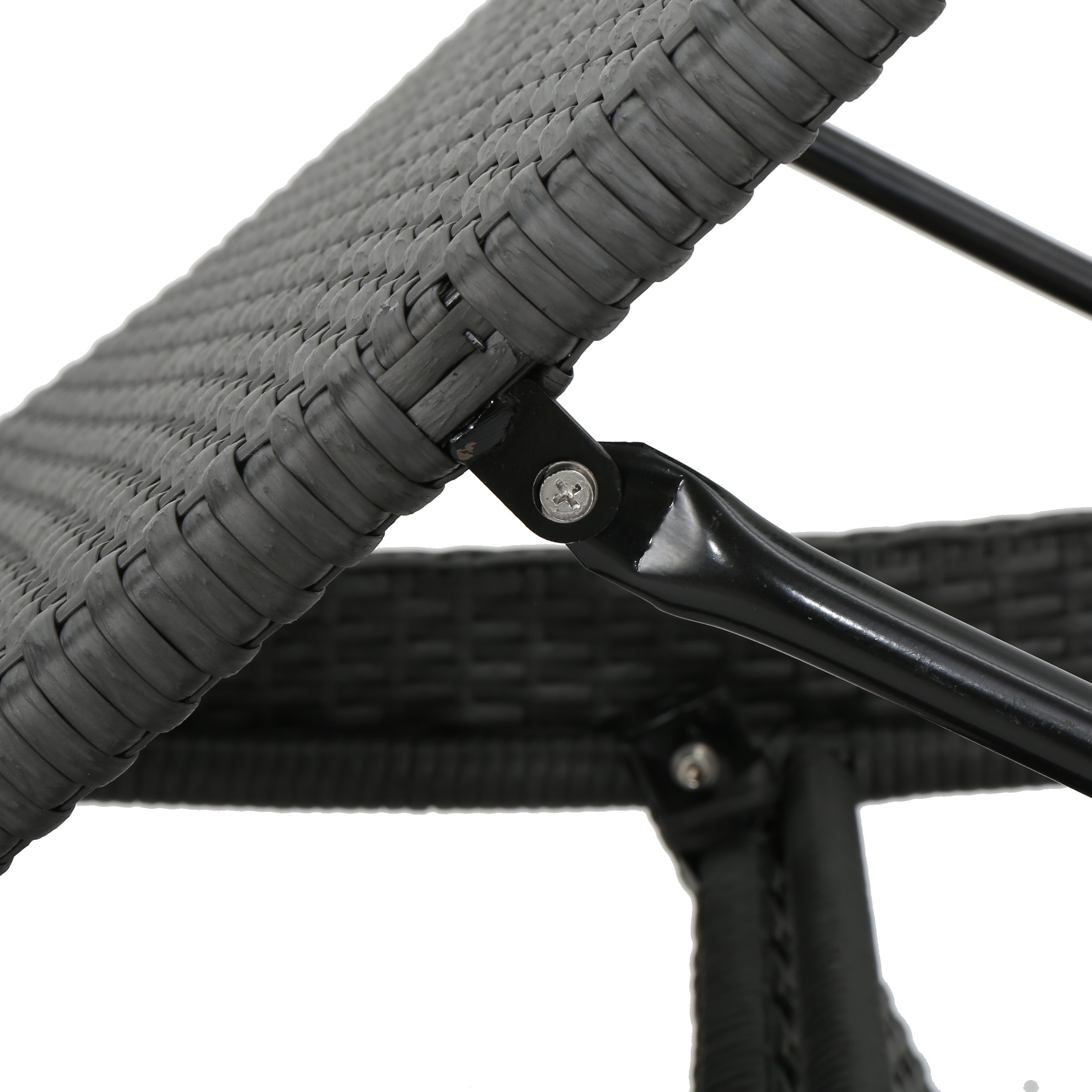 Salem Outdoor Grey Wicker Chaise Lounge Chair  by-image