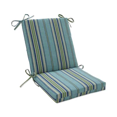 Pillow Perfect Outdoor Terrace Breeze Squared Corners Chair Cushion - 36.5 X 18 X 3