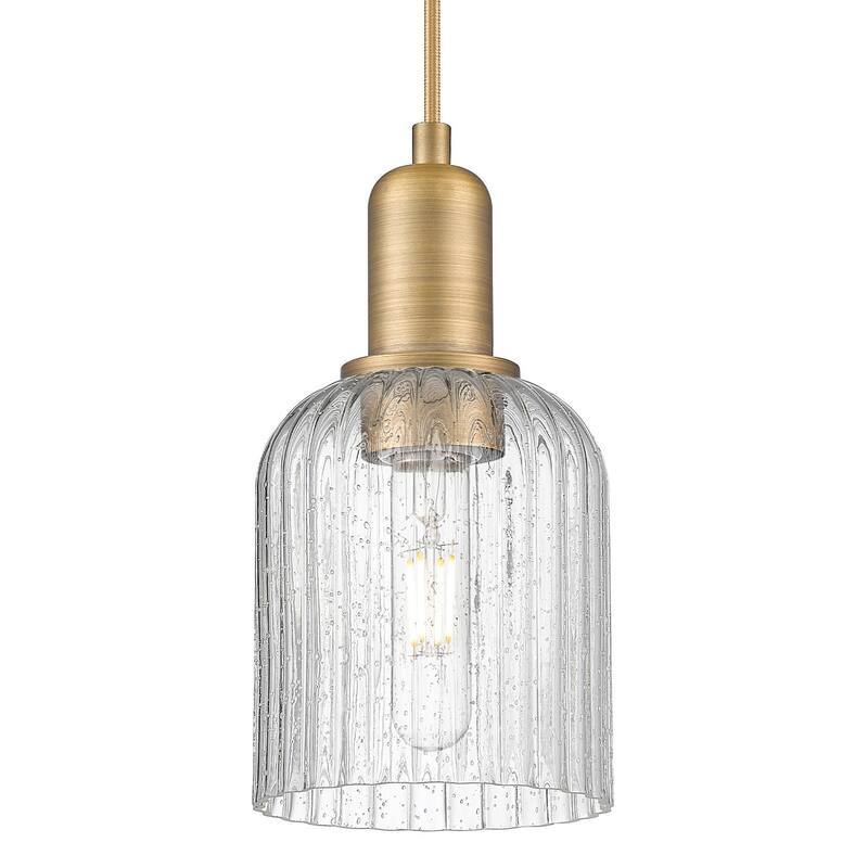 Innovations Lighting 716-1P-G559-5SDY Bridal Veil 5" Wide Mini Pendant