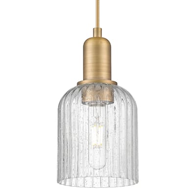 Innovations Lighting 716-1P-G559-5SDY Bridal Veil 5" Wide Mini Pendant