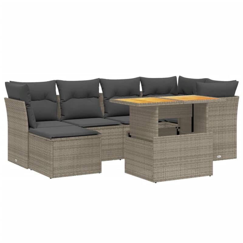 Stylish 7-Piece Outdoor Sofa Set - 21.7 x 39.4 x 28.7 in