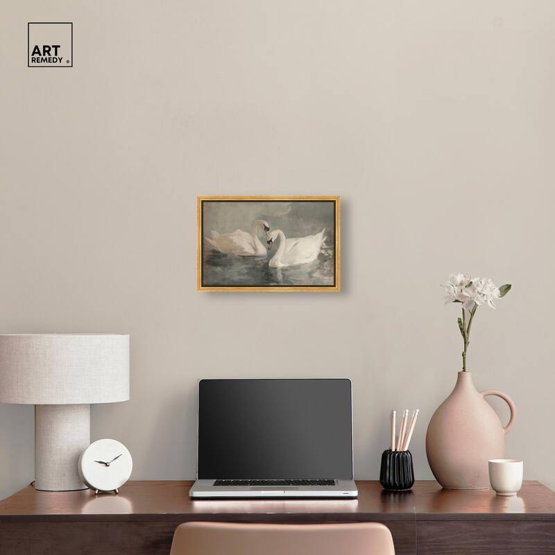 Ivory Idyllic Canvas by Art Remedy