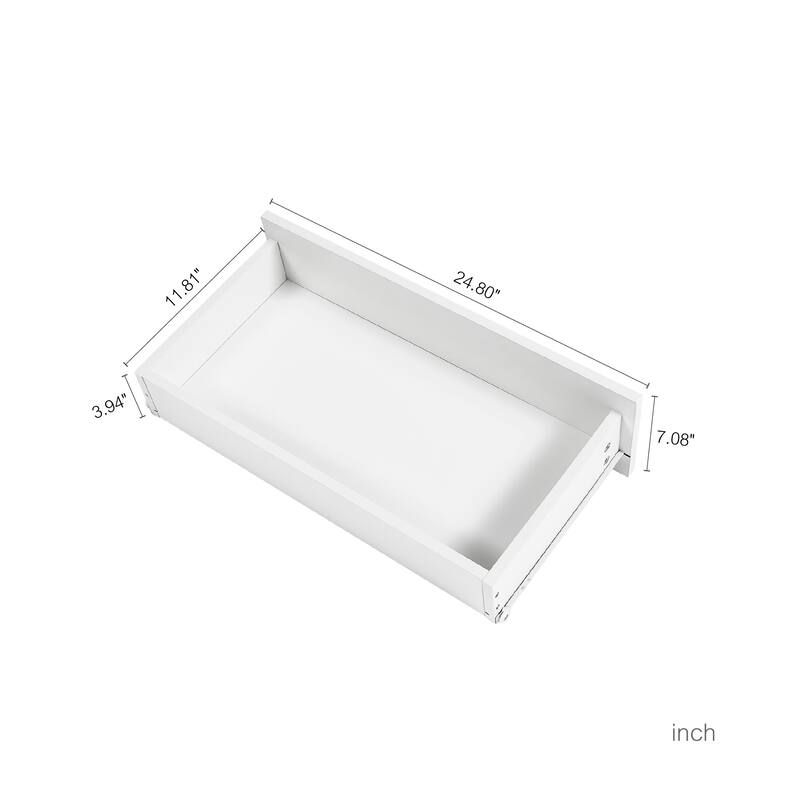 6-Drawer Double Dresser with LED Lights Chest of Drawers