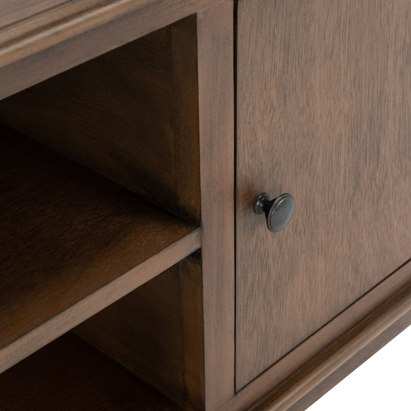 SAFAVIEH Ozark 2-Door 1-Shelf TV Media Stand - 47.3" W x 15.8" L x 20" H