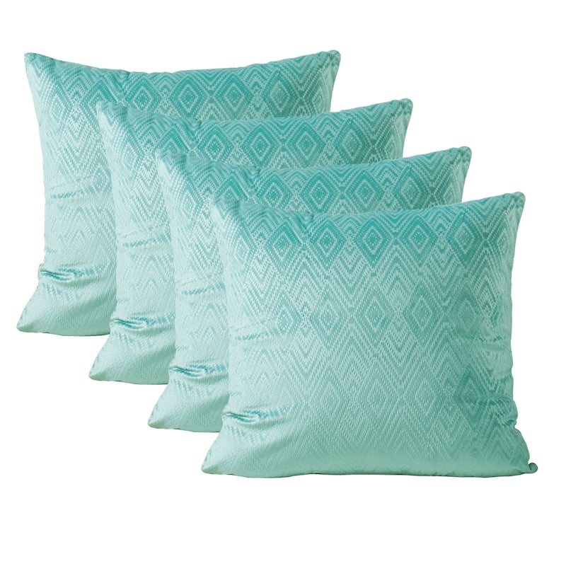 Tonopah Ikat Velvet Throw Pillow Cover Set, NO INSERT