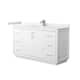 Option White / White Quartz Top / Brushed Nickel Hardware