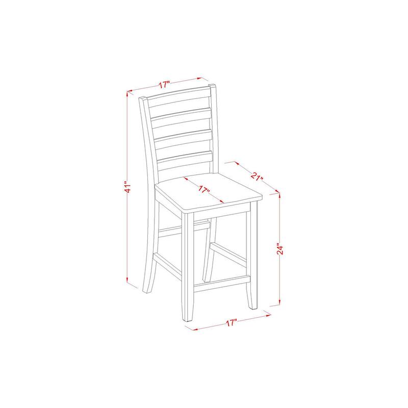 Art Deco Dining Set - Round Table & Chairs - Modern Kitchen Height Set