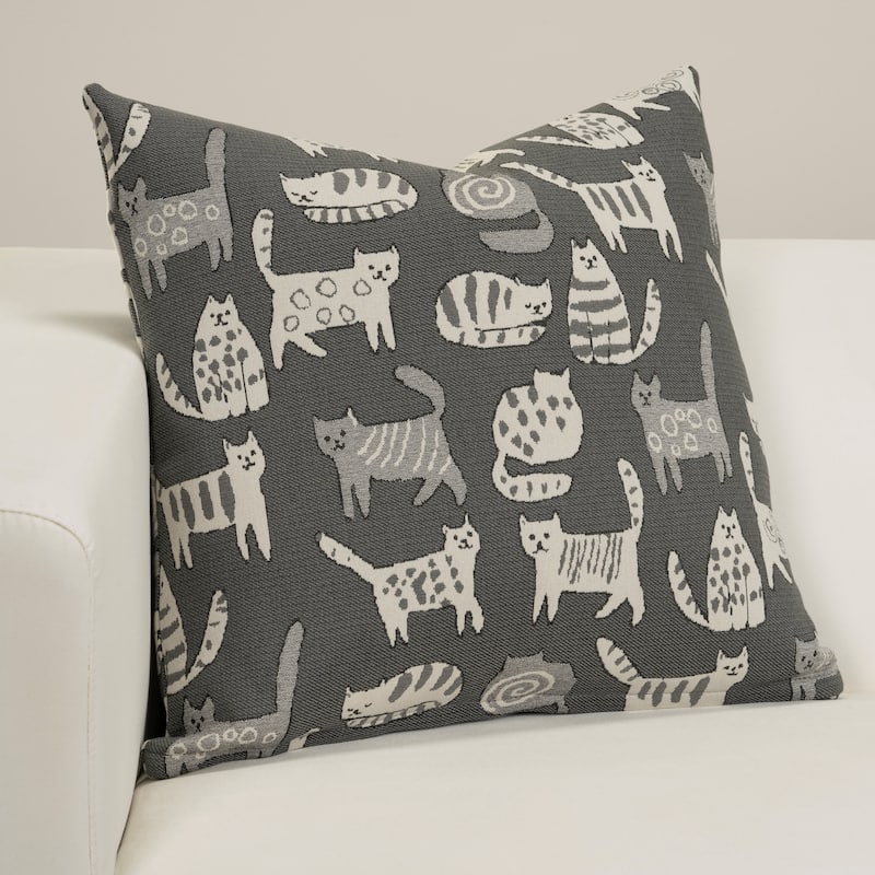 Meow Designer Throw Pillow