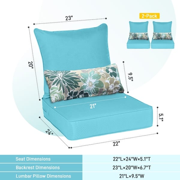 22 Outdoor Cushions Patio Chair Cushions Inch Outdoor Chair