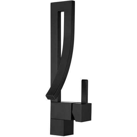 Single Handle Bathroom Faucet Waterfall Single Hole Bathroom Sink Faucet Modern Basin Vanity Faucets With Valve