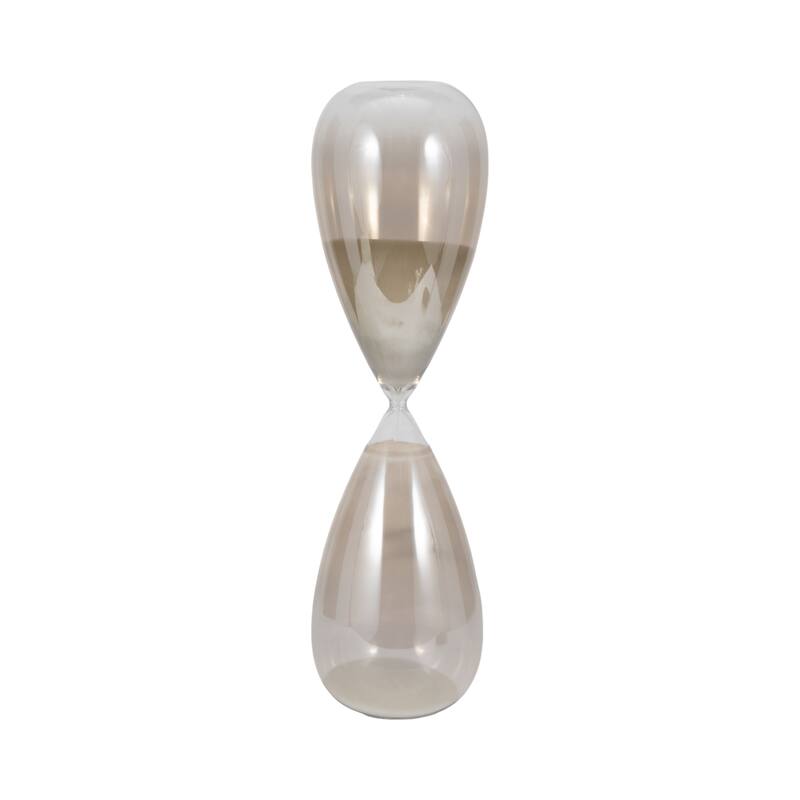 Contemporary Hourglass Sculpture for Home Decor - Stylish Decorative Object