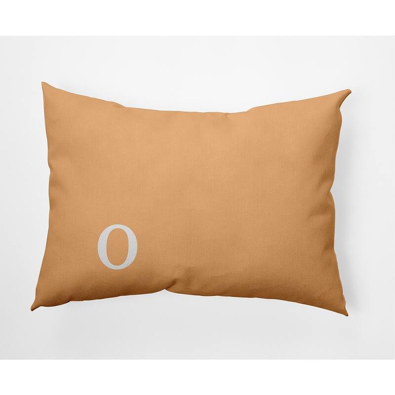 Modern Monogram Decorative Throw Pillow - 14" x 20" - o