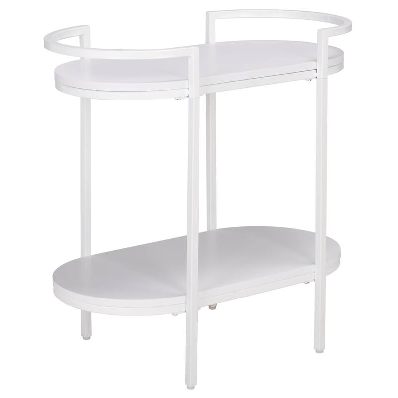 SAFAVIEH Home Inessa 2 Tier Bar Cart - 26"W x 14"D x 26"H