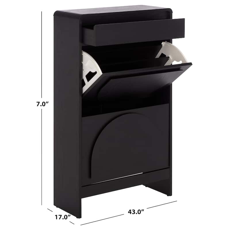 SAFAVIEH Home Willam Shoe Rack - 9"W x 24"D x 41"H