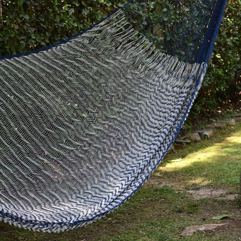 NOVICA Ocean Waves Large Deluxe Hammock