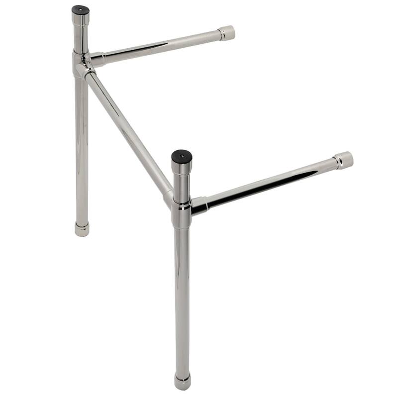 Kingston Brass Dreyfuss 28" Wide x 33-7/16" High Console Stand - Polished Nickel