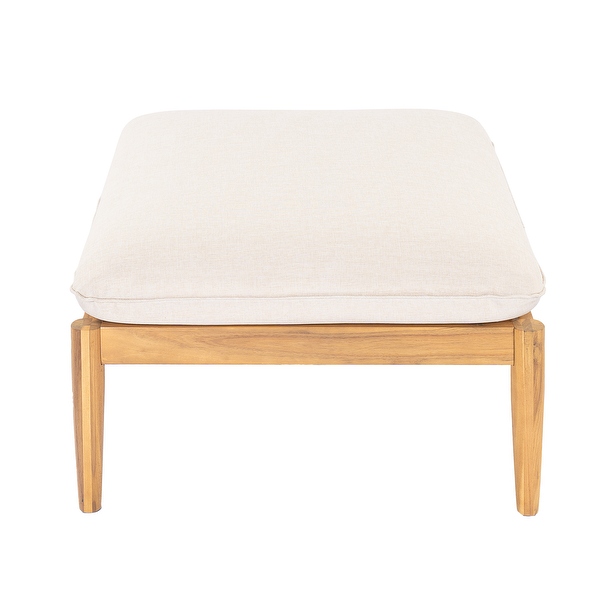 Christopher Knight Home - Terassi Outdoor Acacia Wood Ottoman with